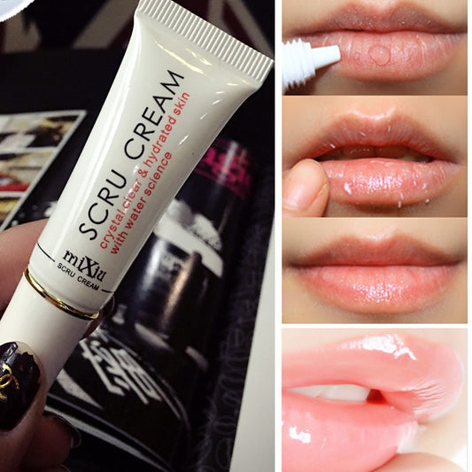 mixiu rice correction product propolis lip cuticle gel lip care exfoliating cream pink and moisturizing 11.5g
