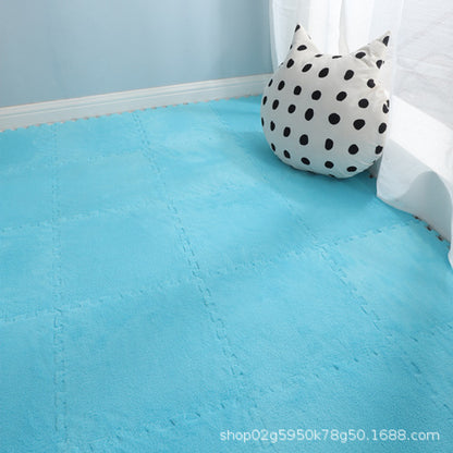 Amazon cross-border stitching carpet floor mat bedroom bedside mat balcony floor mat mosaic carpet removable suede
