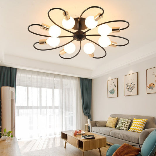 Cross-border new product Nordic ceiling lamp led living room bedroom lamp modern simple creative entrance hall Zhongshan lamp