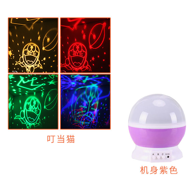 led starry sky lights fantasy rotating romantic starlight projection lamp usb starry gift Amazon explosion night light